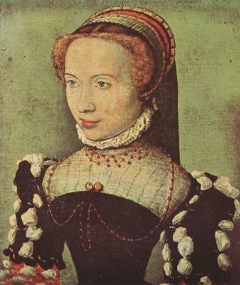 CORNEILLE DE LYON Portrait of Gabrielle de Roche-chouart (mk08) Sweden oil painting art